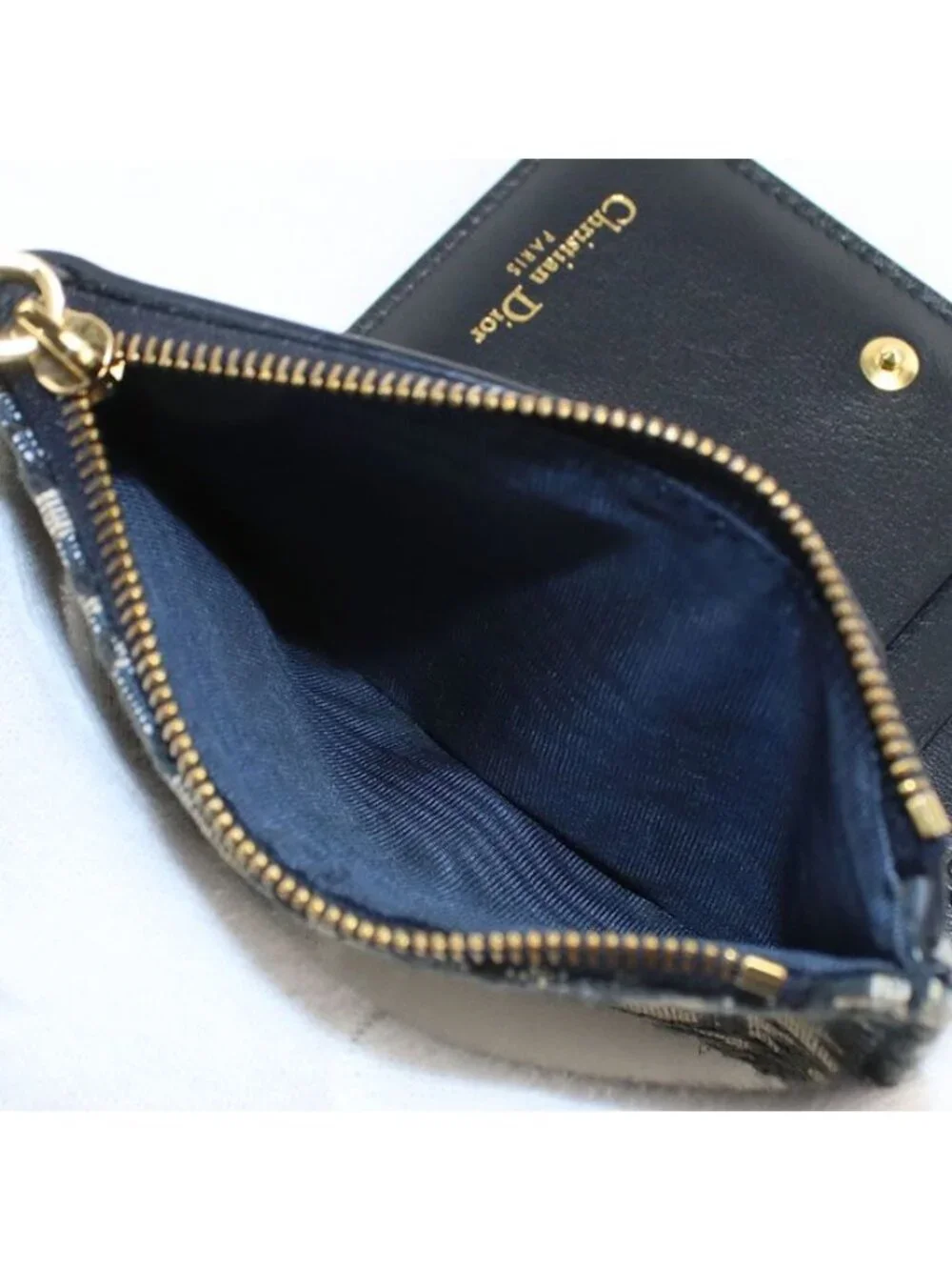 Dior Dahlia Wallet 30 Montaigne Bifold Oblique - Picture 6 of 8